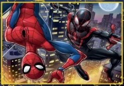 Spiderman Puslespil - Marvel - Super Color - Clementoni - 4 Stk