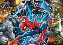 Spider-Man Puslespil - Maxi - 104 Brikker - Clementoni