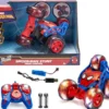 Spider-Man Rc Fjernstyret Stunt Bil - Marvel - Jada