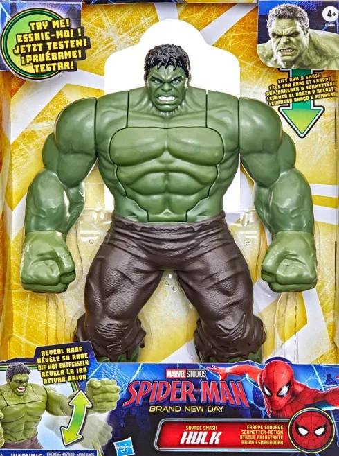Spider-Man - Sauvage Smash Hulk Figur - 30 CM - Hasbro G2446
