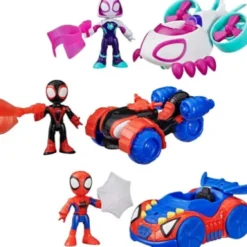 Spidey & Friends - Køretøj & Figur - Assorteret - Hasbro G1952