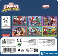 Spidey Puslespil - Marvel - 6 Kuber - Clementoni