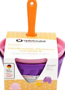 Spielstabil - Sandform 3 Dele - Sunsetpop Sandkage