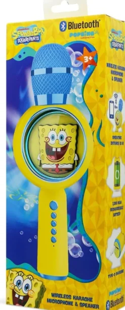 Spongebob - Karaoke Mikrofon Til Børn - Svampebob Firkant - Otl
