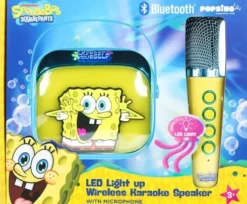 Spongebob - Trådløst Mini Karaoke Anlæg Til Børn - Svampebob