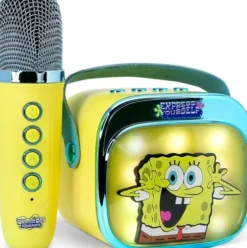 Spongebob - Trådløst Mini Karaoke Anlæg Til Børn - Svampebob