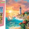 Spree Fun - Lighthouse Puzzle - 500 Brikker - Puslespil - 69020