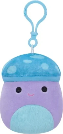 Squishmallows Bamse - Pyle The Mushroom - Med Klips - 9 CM