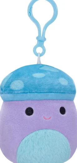 Squishmallows Bamse - Pyle The Mushroom - Med Klips - 9 CM