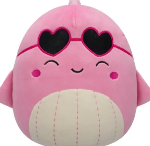 Squishmallows - 19 CM Love - Val The Pink Whale