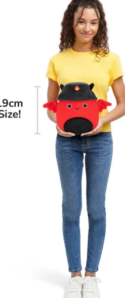 Squishmallows - Halloween Dante Rød Djævel Bamse - 19 CM