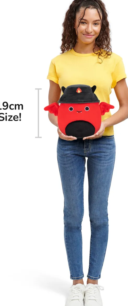 Squishmallows - Halloween Dante Rød Djævel Bamse - 19 CM