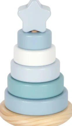 Stabletårn - Træ - Blå - Small Foot