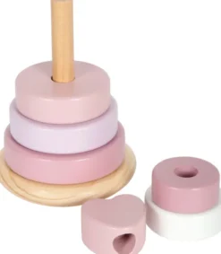 Stabletårn - Træ - Pink - Small Foot