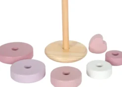 Stabletårn - Træ - Pink - Small Foot