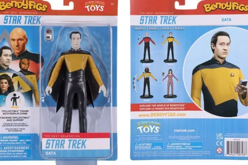 Star Trek: The Next Generation Bendyfigs Bendable Figure Lt. Cmdr. Data 19 CM