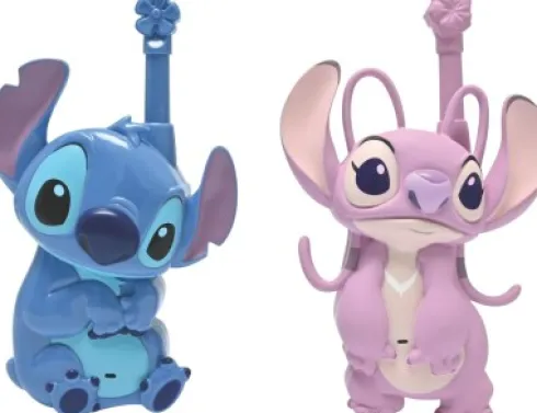 Stitch & Angel - Walkie Talkies - 3D - 2 Km - Lexibook