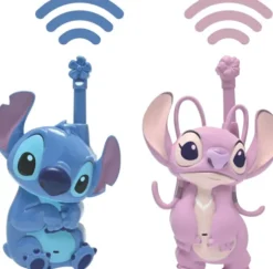 Stitch & Angel - Walkie Talkies - 3D - 2 Km - Lexibook