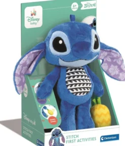 Stitch Bamse Med Ananas Rasle - Disney Baby - Clementoni