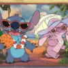 Stitch Puslespil - Disney - Super Color - 2X60 Brikker - Clementoni