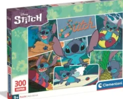 Stitch Puslespil - Disney - Super - 300 Brikker - Clementoni