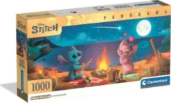 Stitch Puslespil - High Quality Panorama - 1000 Brikker - Clementoni