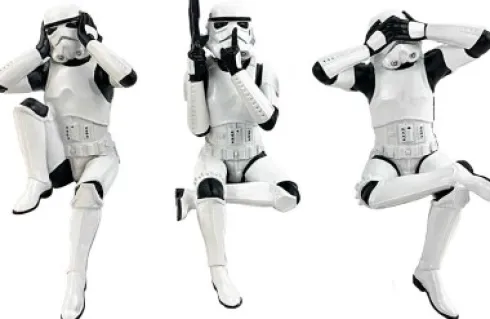 Stormtrooper Figurer - Three Wise Stormtroopers - 11 CM - 3 Stk