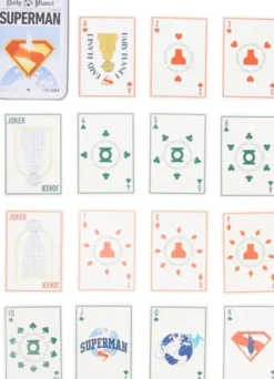 Superman Playing Cards In A Tin
