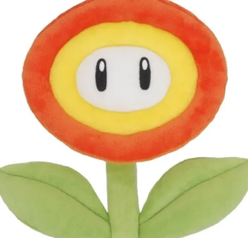 Super Mario Bamse - Flower Of Fire - 18 CM