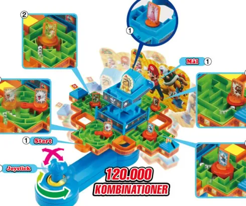 Super Mario - Maze Game Deluxe Dx Spil