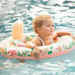 Swim Essentials - Baby Badering - 0-1 År - 69 CM - Blomster