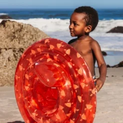 Swim Essentials - Baby Badering - 0-1 År - 69 CM - Krabber - Rød