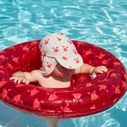 Swim Essentials - Baby Badering - 0-1 År - 69 CM - Krabber - Rød