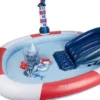 Swim Essentials - Badebassin Med Rutsjebane - 320 L - Havstriber