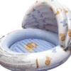 Swim Essentials - Badebassin Med Skygge 100 CM - Wild Life Canopy