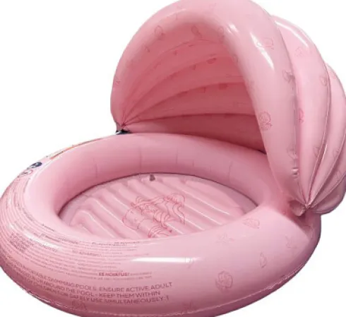 Swim Essentials - Badebassin Med Skygge 100 CM - Sea Pearl Canopy