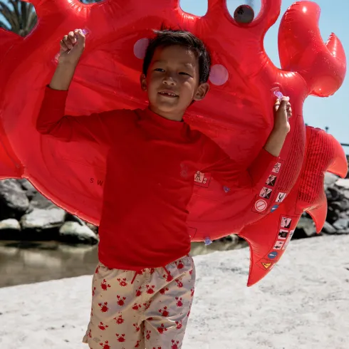 Swim Essentials - Badeflyder 140 CM Med Håndtag - Oh Crab