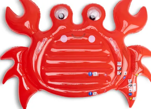 Swim Essentials - Badeflyder 140 CM Med Håndtag - Oh Crab