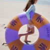 Swim Essentials - Badering Til Voksne - 120 CM - Palmer - Lilla