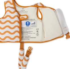 Swim Essentials - Svømmevest 15-18 KG - Orange Surfer