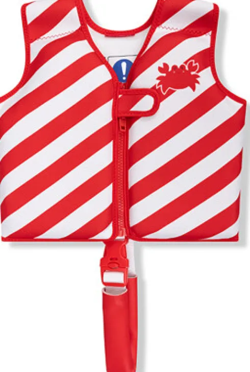 Swim Essentials - Svømmevest - 2-3 År - 15-18 KG - Krabbe Rød