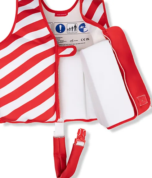 Swim Essentials - Svømmevest - 2-3 År - 15-18 KG - Krabbe Rød