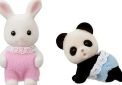 Sylvanian Families - Baby's Legesæt - Snekanin Og Panda - 5709