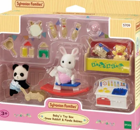 Sylvanian Families - Baby's Legesæt - Snekanin Og Panda - 5709