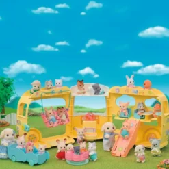 Sylvanian Families - Børnehave Bus Regnbue Sjov - 5744