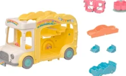 Sylvanian Families - Børnehave Bus Regnbue Sjov - 5744