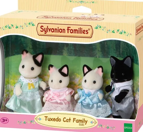 Sylvanian Families Figurer - Siameser Kat Familie - 5181