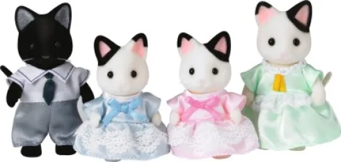 Sylvanian Families Figurer - Siameser Kat Familie - 5181