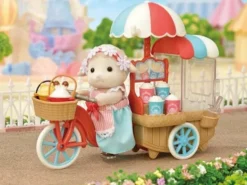 Sylvanian Families - Popcorn Cykelvogn Med Får Sæt - 5653