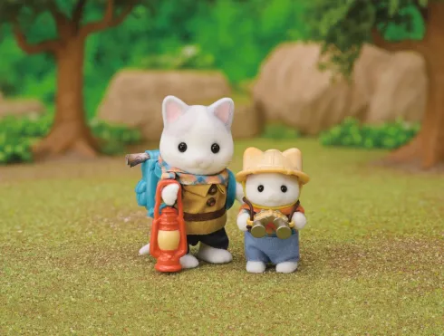 Sylvanian Families - Spændende Opdagelsessæt -Latte Cat Bror & Baby - 5763